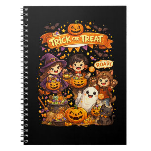 Cahier Cadeau Halloween Enfants Mignon Trick Or Tr
