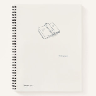 Cahier Cadeau Littéraire Minimaliste Introverti
