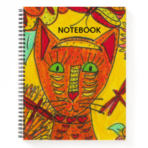 Cahier Chat Orange