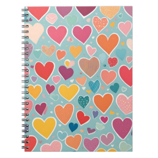 Cahier Cœur Coloré – Cool & Romantique