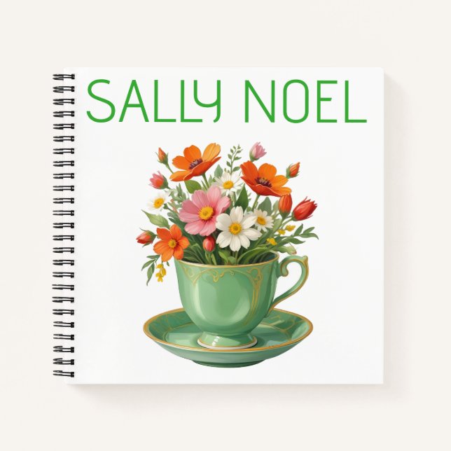 Cahier coloré personnalisé (Devant)