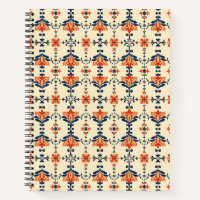 Cahier Corail Cobalt Tulipe Iznik Ottoman