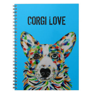Cahier Corgi Love 6,5" x 8,75"