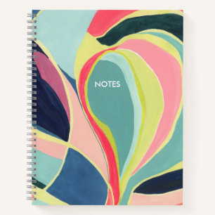 Cahier d'art de bloc de couleur aquarelle coloré