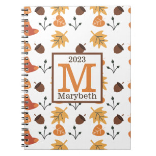 Cahier d'automne personnalisé