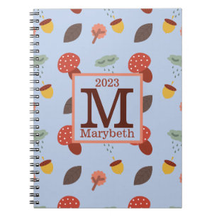 Cahier d'automne personnalisé