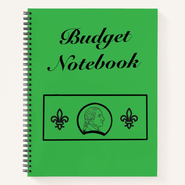 Cahier de budget vert (Devant)