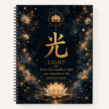 Cahier de caractères chinois (光) Lumière