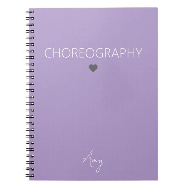 Cahier de chorégraphie, Journal de chorégraphie, D (Devant)