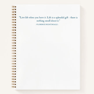 Cahier de citation de Florence Nightingale