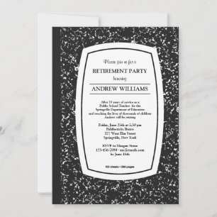 Cahier de Composition Invitations à la fête de ret