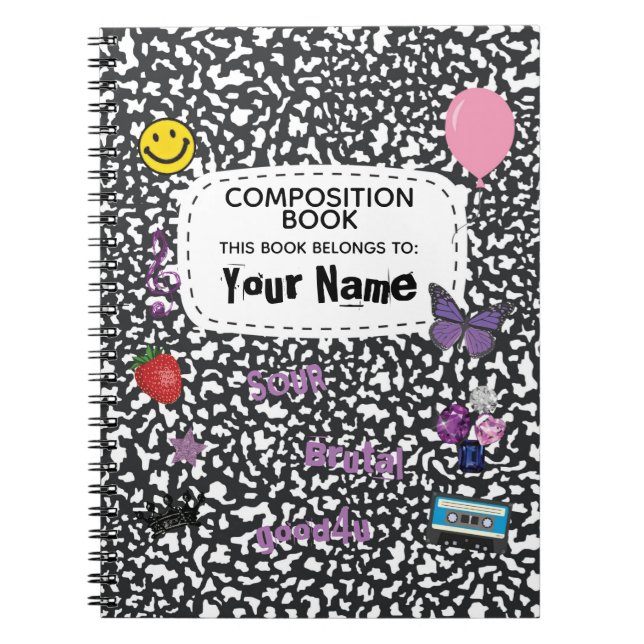 Cahier de composition Spiral Notebook pour rêves d (Devant)