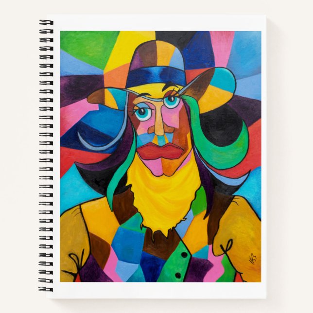 Cahier de cowgirl Cubist (Devant)