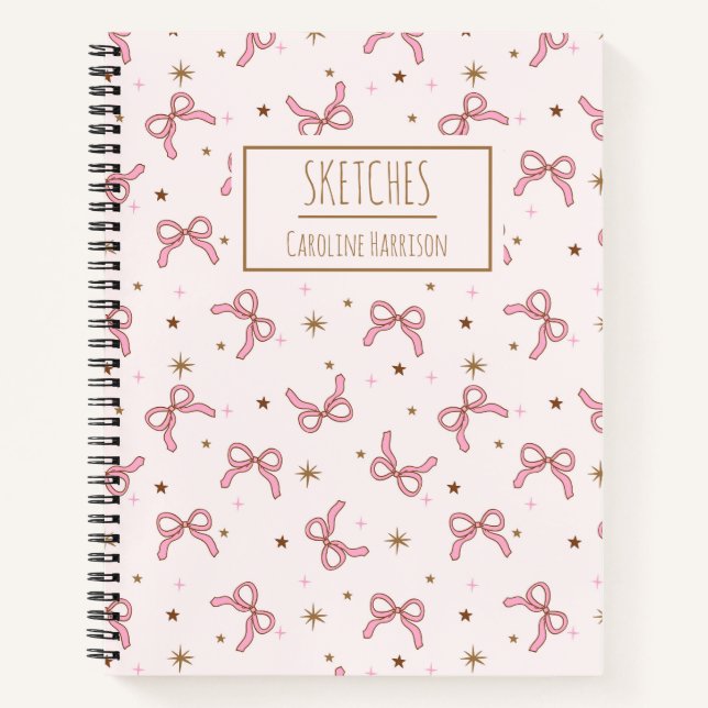 Cahier de croquis à personnaliser avec des nœuds C (Devant)