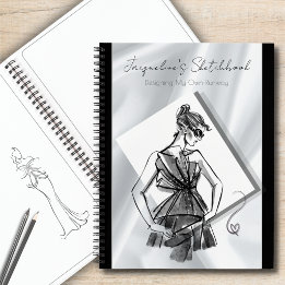 Cahier de croquis de mode personnalisé