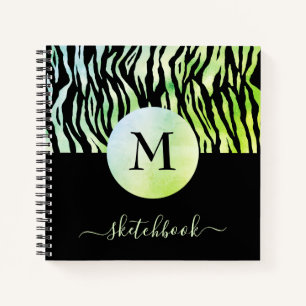 Cahier de croquis Glamour Ombré Imprimé Animal Mon