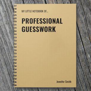 Cahier de devinette professionnelle drôle