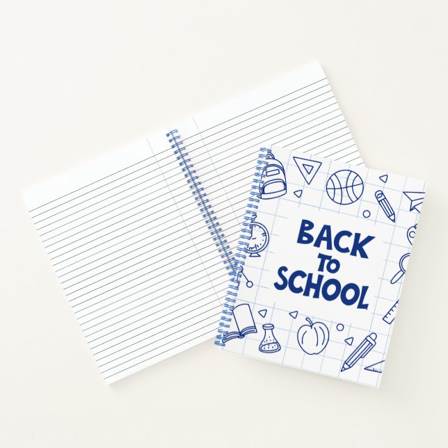 Cahier de Doodle pour la Rentrée Scolaire (Intérieur)
