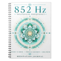 Cahier de fréquence Solfeggio 852 Hz – Al spiritue