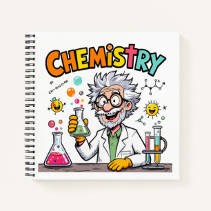 Cahier de laboratoire de chimie personnalisé et am