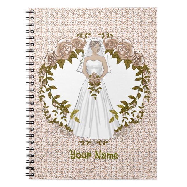 Cahier de mariage personnalisé pour la mariée amou (Devant)