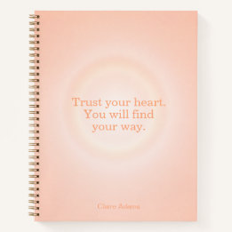 Cahier de message Aura Orange
