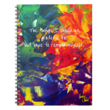 Cahier de notes à spirale psychédélique SPWW