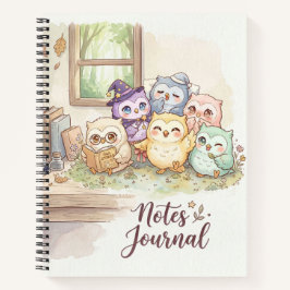 Cahier de notes des amis chouettes