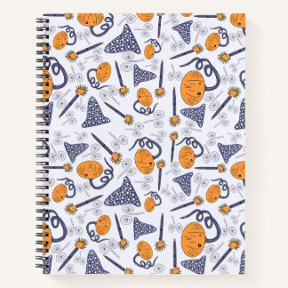 Cahier de notes doodle Halloween mignon – Citrouil