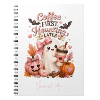 Cahier de notes personnalisé Halloween mignon et e