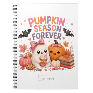 Cahier de notes personnalisé Halloween mignon et e