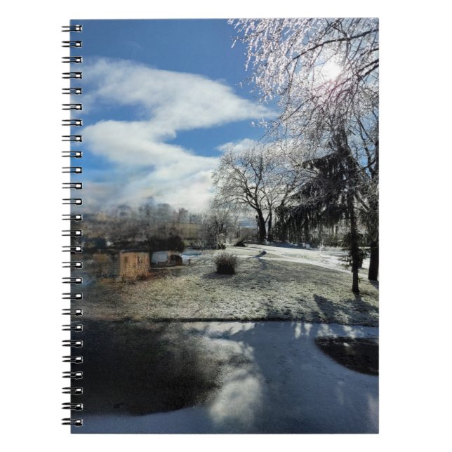 Cahier de notes sur les pluies verglaçantes (Devant)