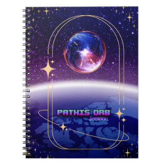 Cahier de notes Thème Espace Pathis Orb