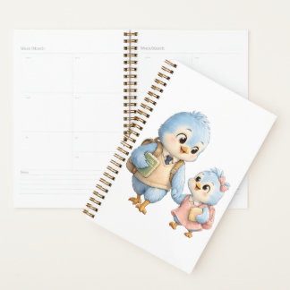 Cahier de planification quotidienne pour oiseaux m