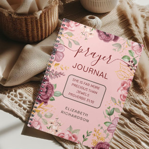 Cahier de prière Blush Pink Proverbes 31