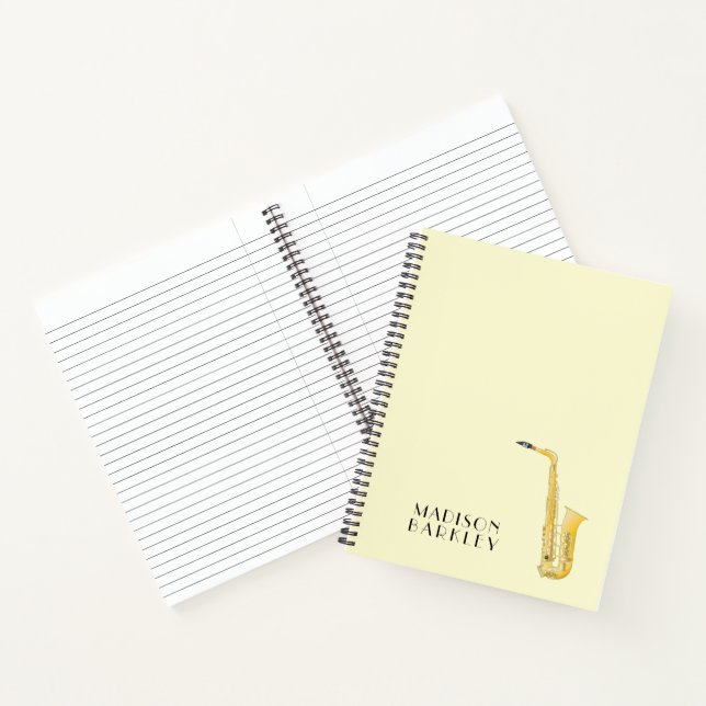 Cahier de professeur de groupe de musique saxophon (Intérieur)