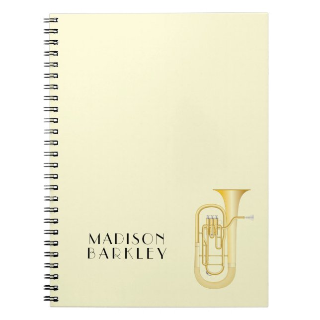 Cahier de professeur de musique pour baryton (Devant)
