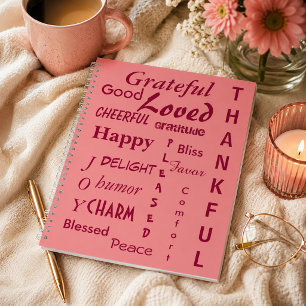 Cahier de Réaffirmations Rose Délicieux
