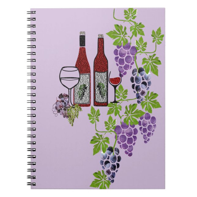 Cahier de recette de vin & dégustation (Devant)