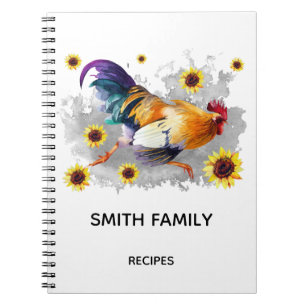 Cahier de recettes de cuisine personnalisées