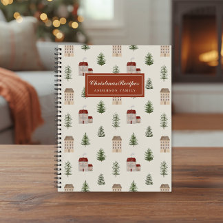 Cahier de recettes de Noël pour village d'hiver fa