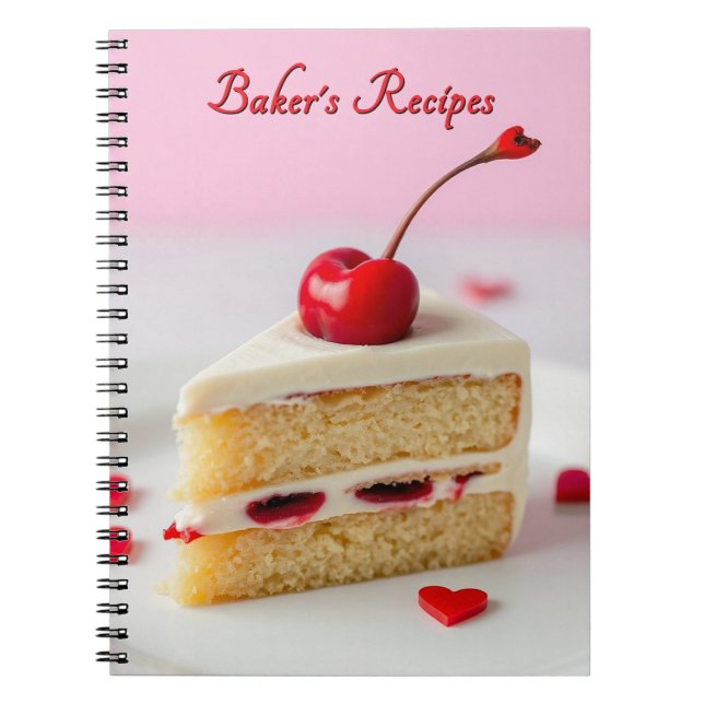 Cahier de Recettes de Pâtissier Cerise Sur Le Haut (Devant)