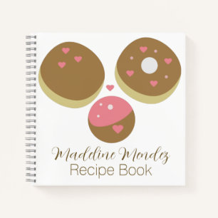 Cahier de recettes de sucreries de donuts mixtes r