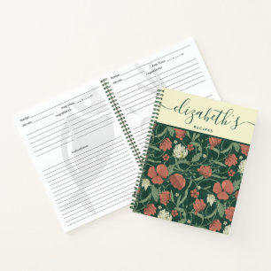 Cahier de recettes personnalisé en spirale
