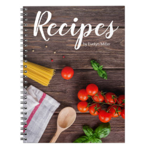 Cahier de recettes rustique personnalisable