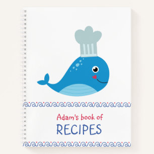 Cahier de recettes vierge pour enfants