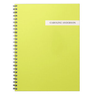 Cahier de révision Chartreuse personnalisé avec no
