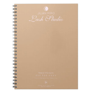 Cahier de Studio de Cils de Beauté Salon Moderne