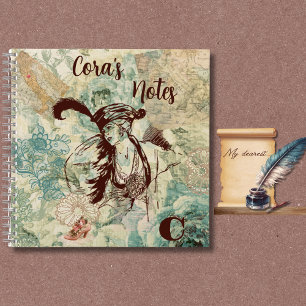 Cahier de style victorien vintage
