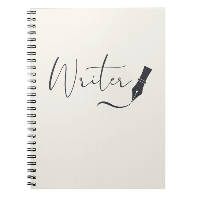 Cahier de stylet Plume d'écrivain (Devant)